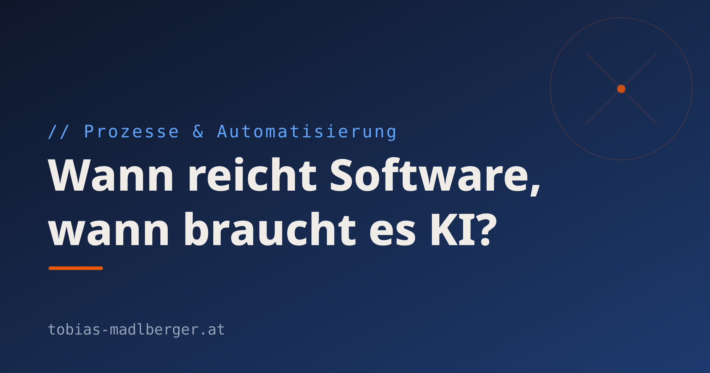 Prozessoptimierung: Wann reicht Software, wann braucht es KI?